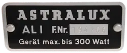 Astralux Infrarot- oder Blaulichtlampe / Wärmelampe – medizinisches Gerät im Retro-Design - Bild 4