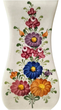 Wechsler Tiroler Keramik, Vase 20cm, handbemalt - Bild 3