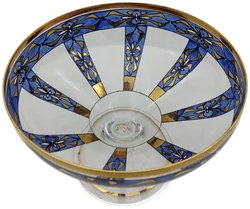 Handbemalte dekorative Glasschale - Sehr gute Qualität - Bild 4