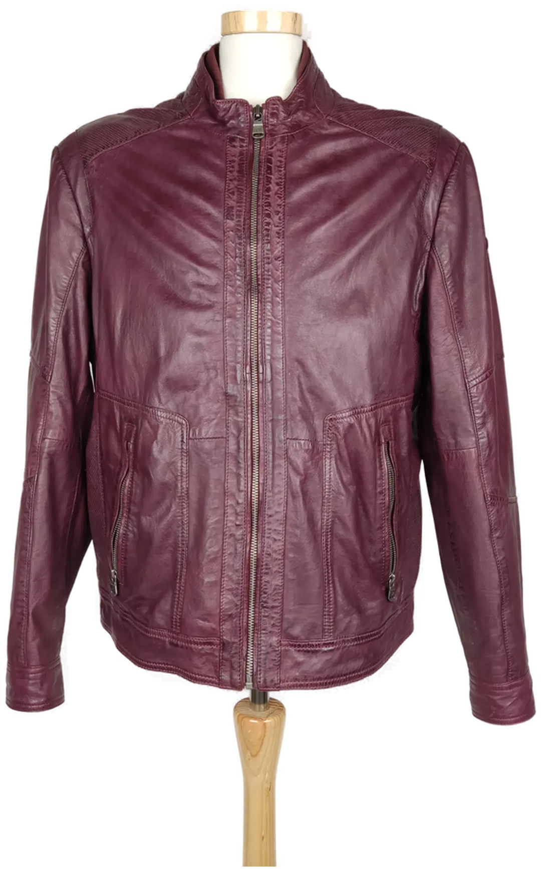 dnr- jackets Herren Lederjacke bordeaux- XL/ 52 - Bild 1