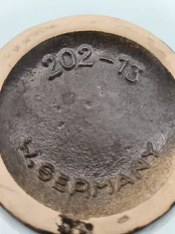 Keramikvase, erdfarben, 70er, Scheurich West Germany, Vintage - Bild 2