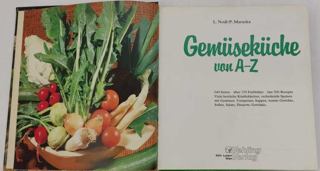 Buch Gemüseküche von A - Z "450 Kalorienarme Gerichte für Linienbewußte" – Bild 3