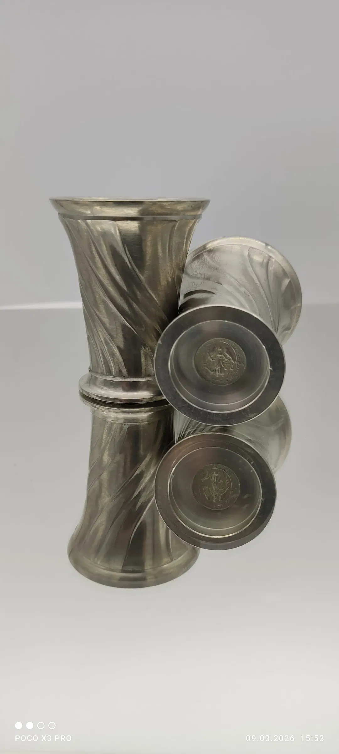 Schnapserl Zinnbecher 2-er Set - Bild 1