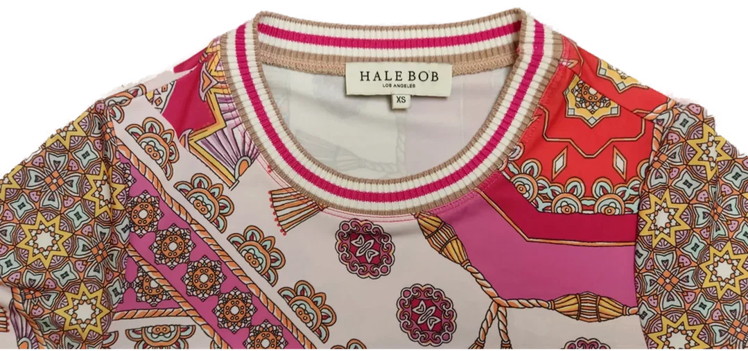 Hale Bob Damen Kleid mehrfarbig gemustert Gr. XS – Bild 3
