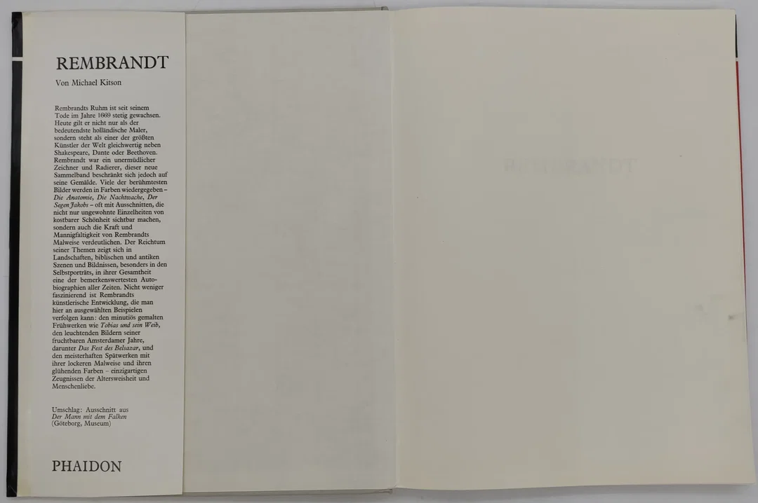 Buch "Rembrandt" von Michael Kitson 1969 – Bild 2