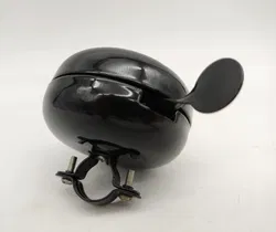 Schwarze Fahrradglocke. Ø80 mm. Metall - Bild 2
