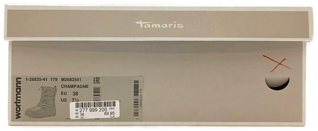 Tamaris Damen Schneestiefel Champagne Gr. 38 – Bild 9