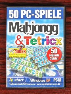 50 PC-Spiele: Mahjongg & Tetricx - PC-Spiel - CD-ROM - Bild 1