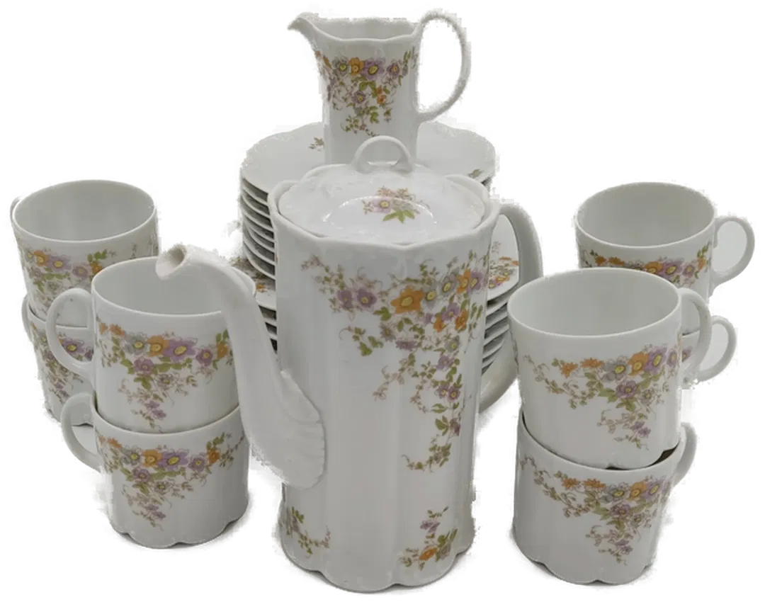 Rosenthal Classic Rose Porzellan Kaffee Tee Service 27-teilig Blumendekor - Bild 4