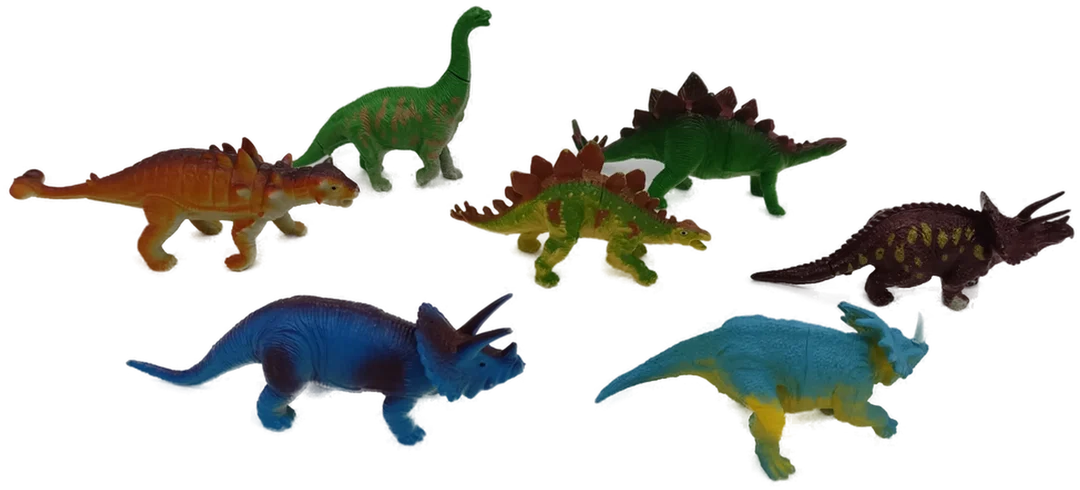 Dinosaurier Figuren 4 Beiner Konvolut 7 Stück  – Bild 2