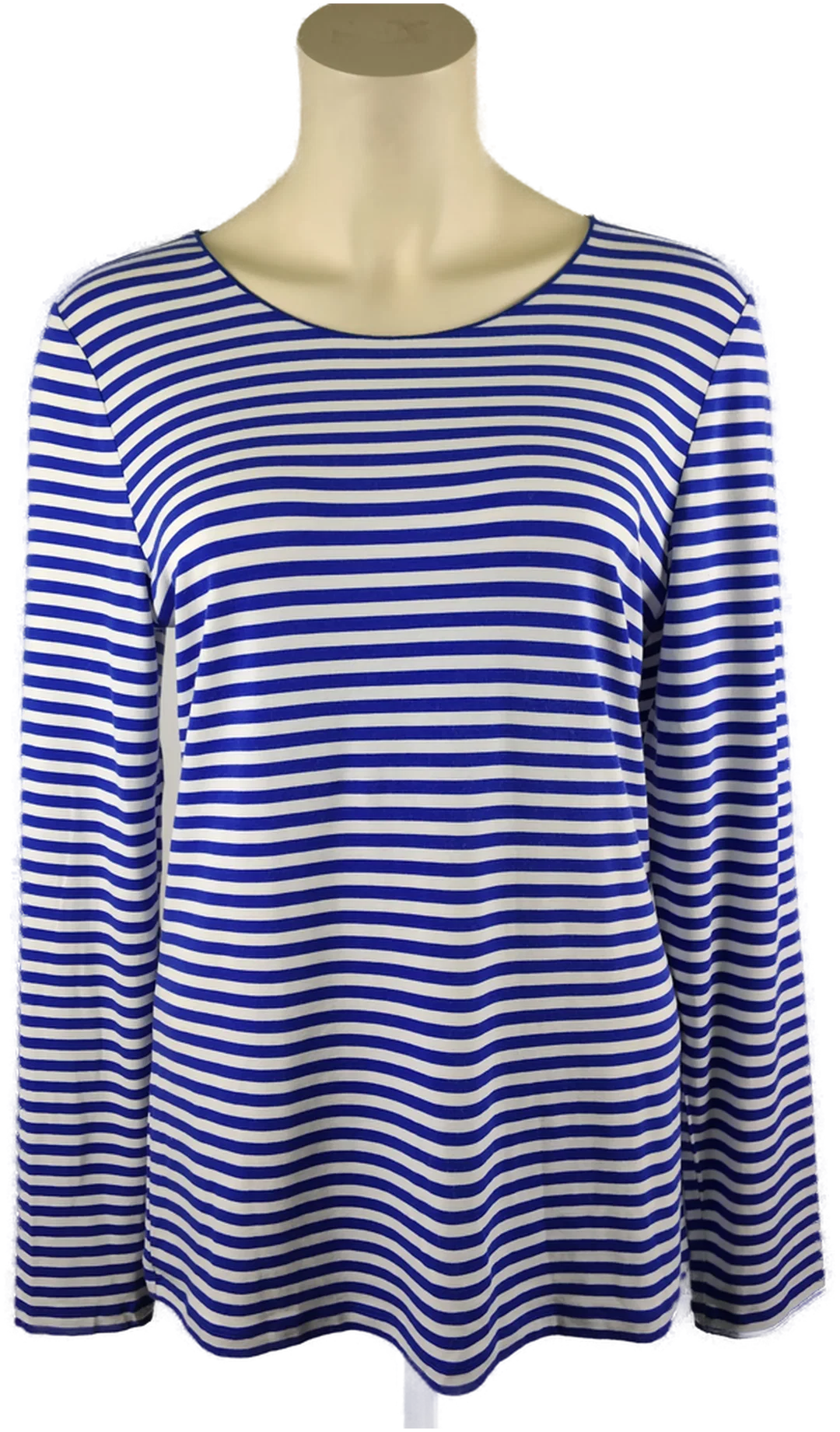Street One Langarmshirt Blau-Weiß Gestreift | Casual-Klassiker – Bild 1