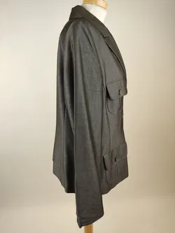 Franco Callegari Damen Hosenanzug silbergrau - XL/42 - Bild 4