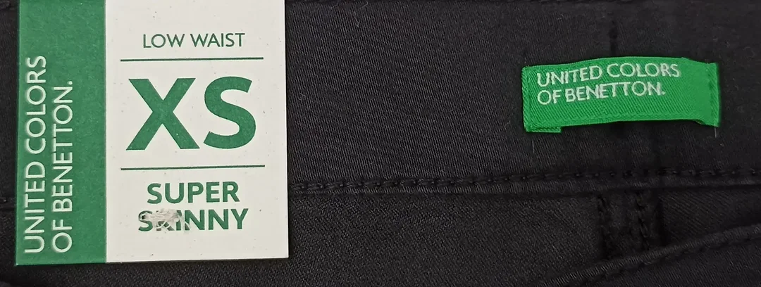 United Colors of Benetton Kinderhose schwarz Gr. XS – Bild 3