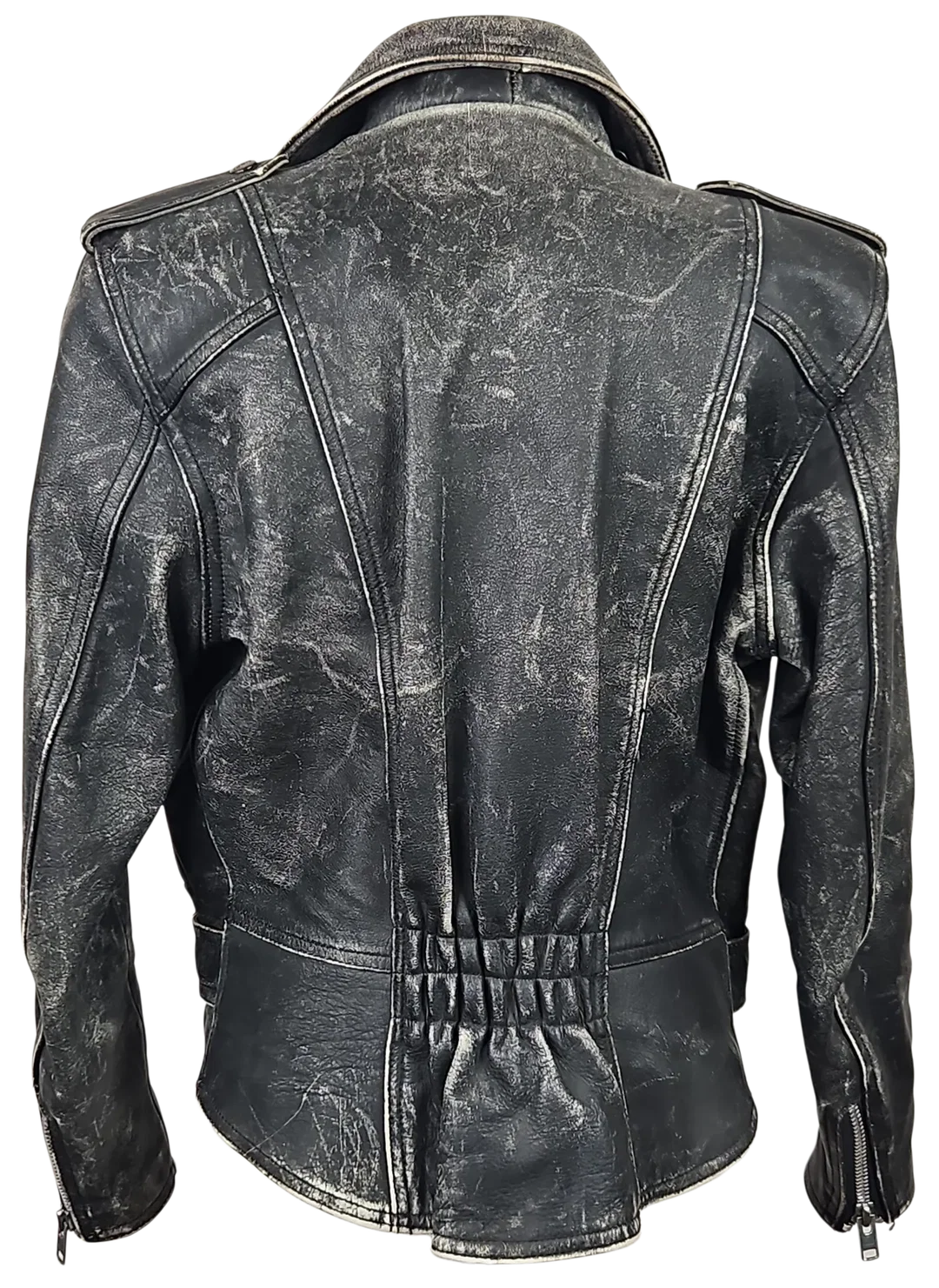 MQP Damen Lederjacke, schwarz - Gr. L – Bild 2