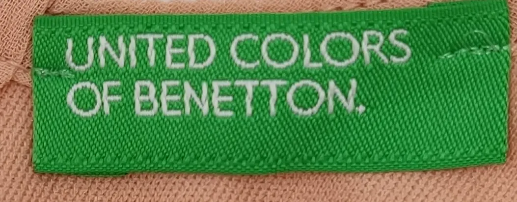 United Colors of Benetton Kinderkleid lachsfarben Gr. 104 – Bild 3