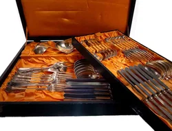 BERNDORF Versilbertes 53-teiliges Vintage Besteck Set in Kassette - Bild 2