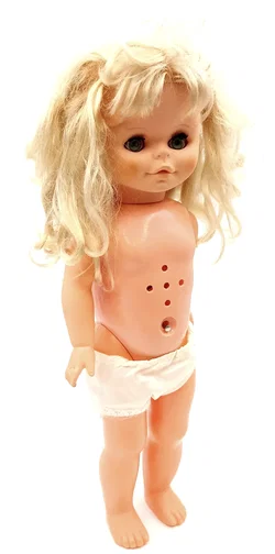 Vintage Zapf Sprechpuppe aus den 60er/70er Jahren inkl. Kleidung - Bild 1