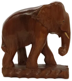 Geschnitzte Holzfigur 