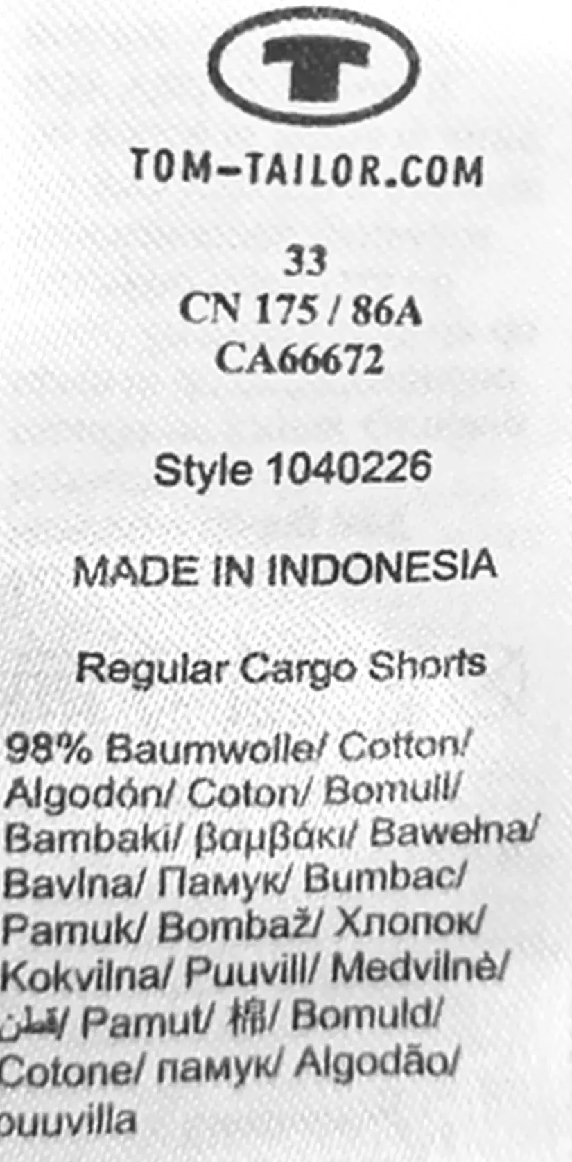 Tom Tailor Herrenhose grau Gr. 33 – Bild 3