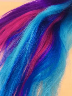 Frisurkopf, Trainingskopf Friseur, violett - Bild 3
