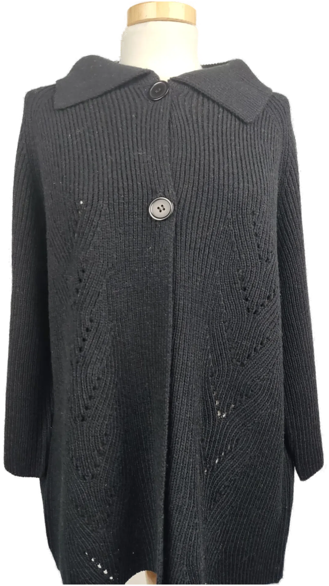 Blue seven Damen Strickweste schwarz - XXXL/46 - Bild 4