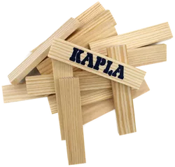 Kapla Holzbaukasten – 199 Bauklötze aus Kiefernholz mit Aufbewahrungsbox - Bild 2