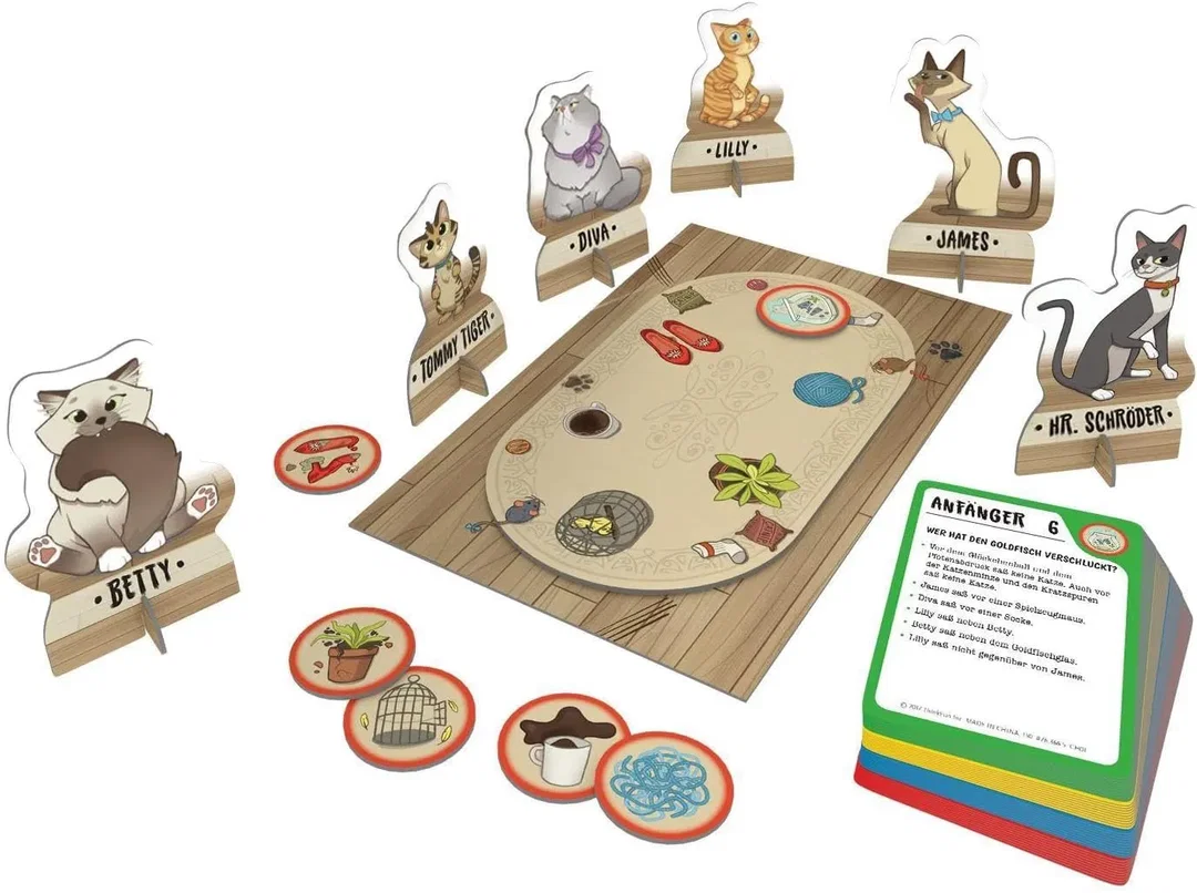 ThinkFun – Cat Crimes | Logikspiel mit 40 Aufgaben | Deduktionsspiel für Kinder ab 8 Jahren – Bild 4