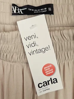 ZARA Damen Hose, beige - Gr. M - Bild 5