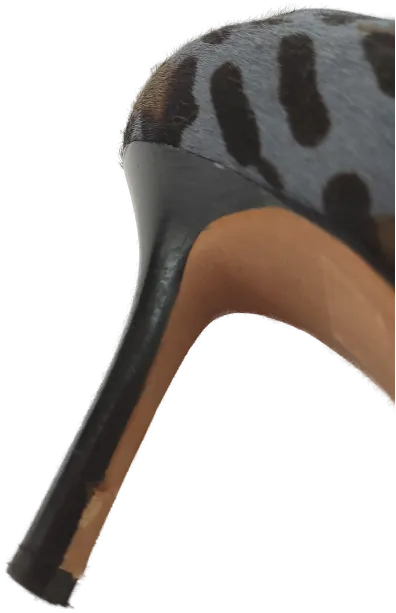 John Grey Damen Pumps Kunstfell, Animal Print - Größe 37,5 – Bild 6