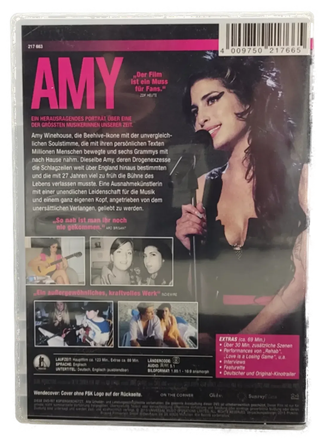 DVD "Amy - The girl behind the name"  – Bild 2