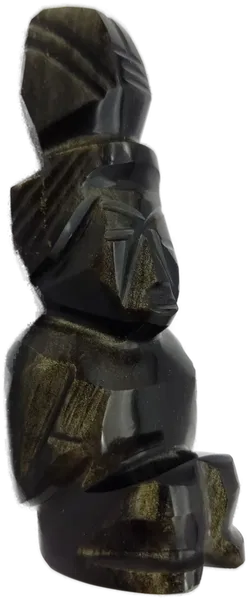 Schwarze Obsidian Figuren - Bild 2