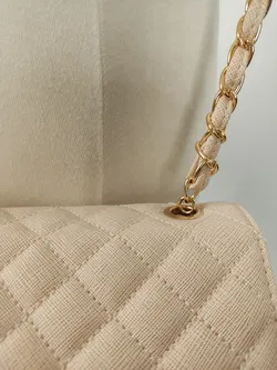 New Yorker Damen Handtasche klein beige - Bild 4