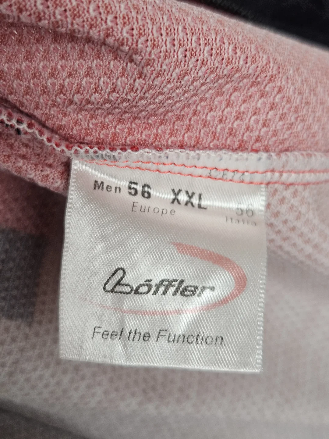 LÖFFLER Herren Rennrad Shirt, schwarz-rot-orange - Gr. L – Bild 4