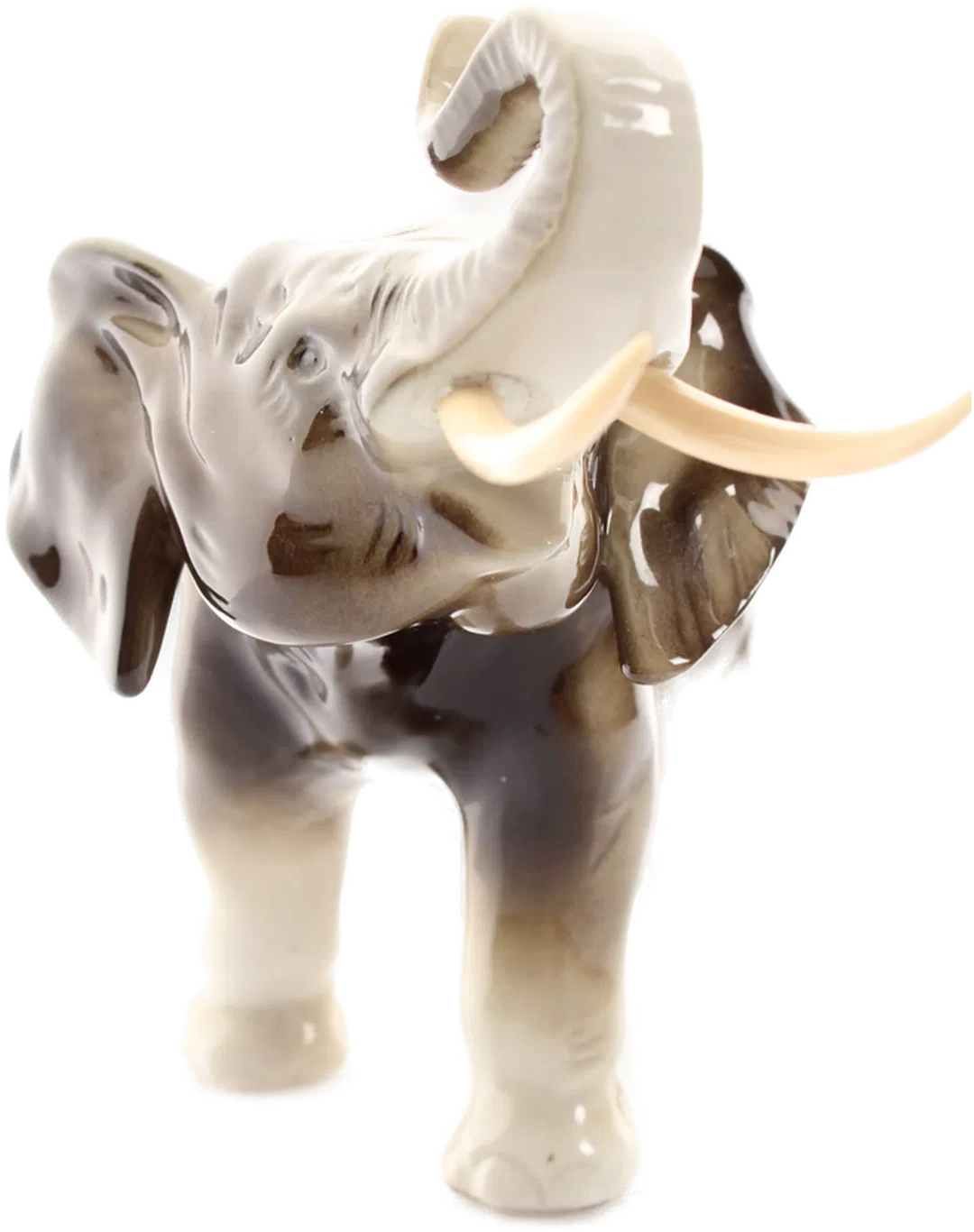 Royal Dux Elefant Porzellanfigur – Böhmen/Tschechien – ca. 16 cm – gestempelt - Bild 1