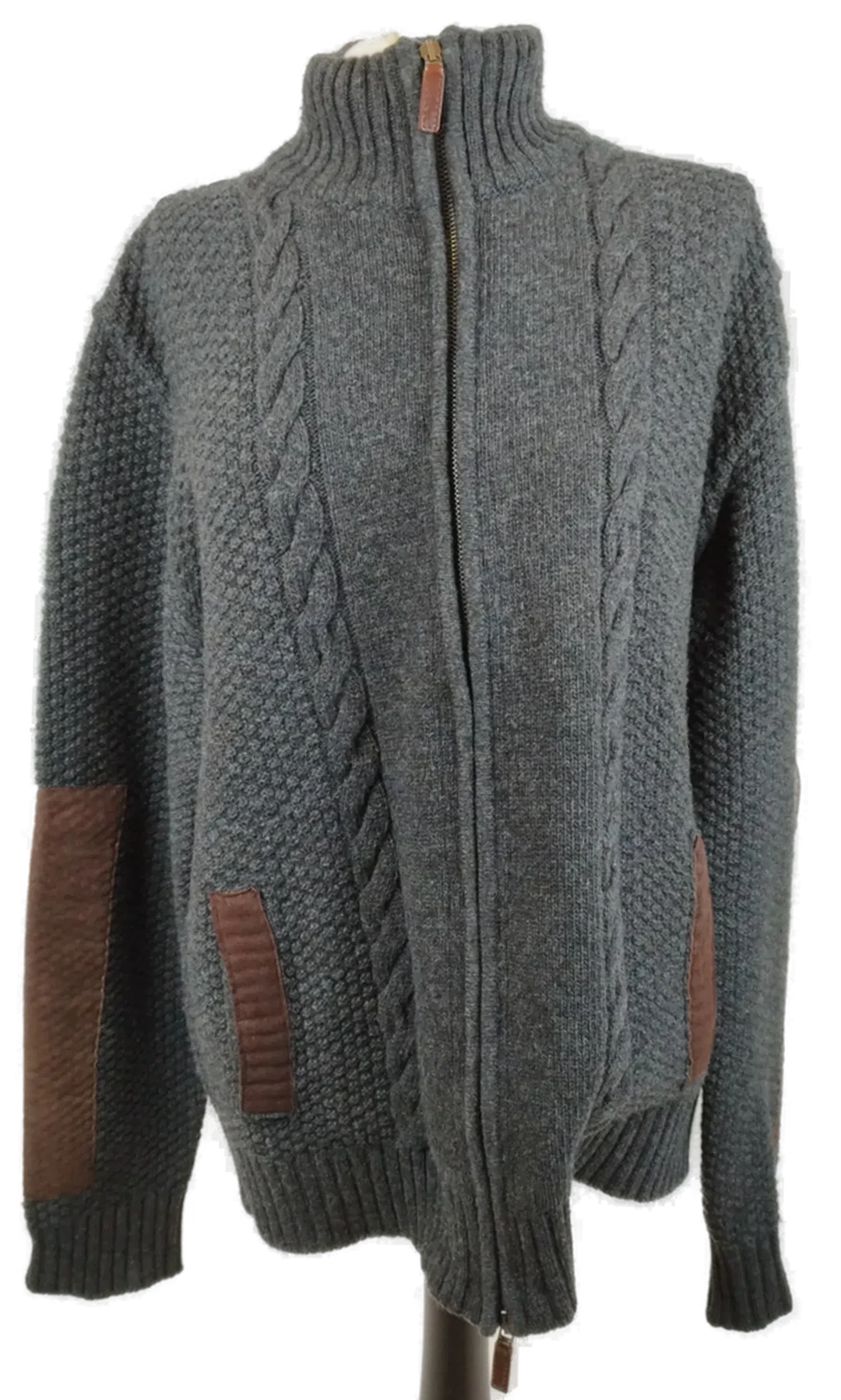 ETRO XL Wolljacke - Gr. XL / 100% Lana Wolle, Ziegenleder und Seide - Bild 1