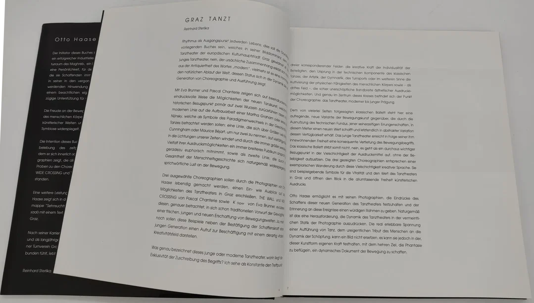 Buch "photography - dance - liberty" Bildband von Otto Haase Graz limitierte Auflage – Bild 4