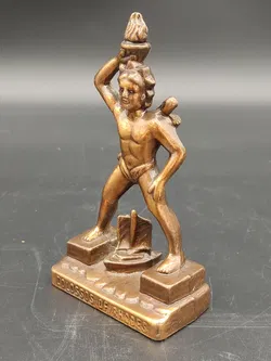 Koloss von Rhodos Messingfigur - Bild 3