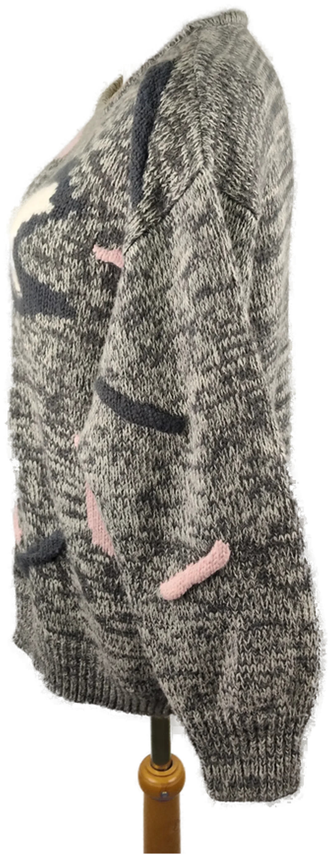 Betty Barclay Damenpullover Größe 50 | Grauer Strickcharme – Bild 2