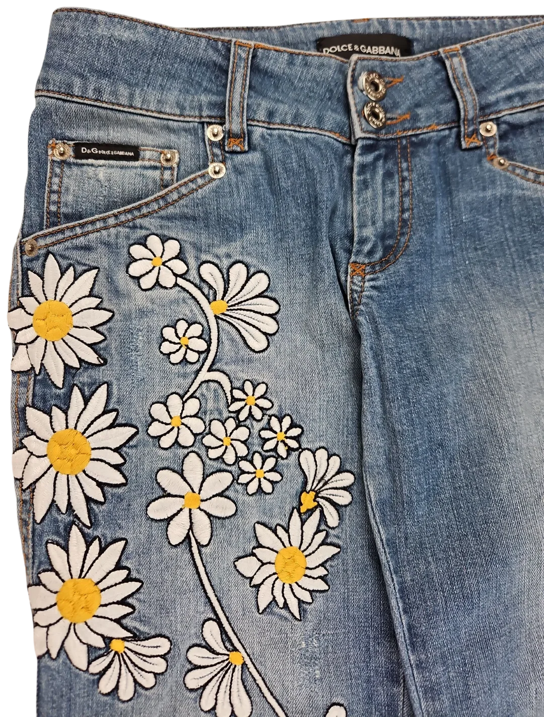 DOLCE & GABBANA Damen Jeans, blau - S / 36 – Bild 4