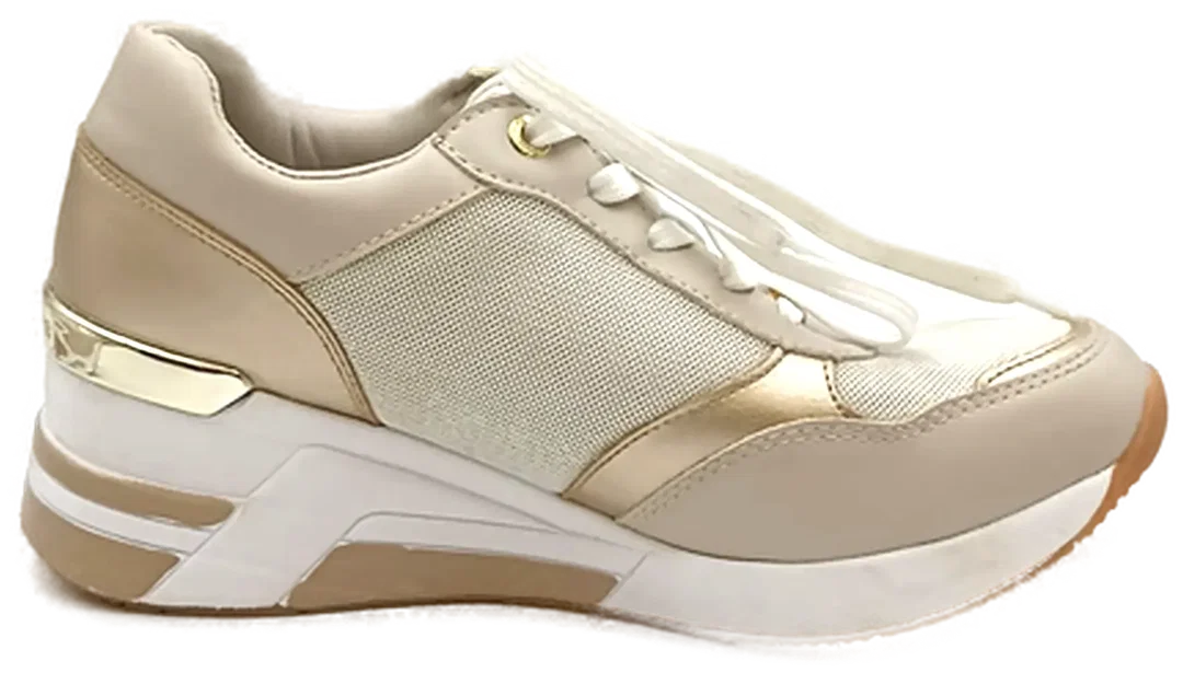 Tom Tailor Damensneaker beige/weiß Gr. 41 – Bild 6