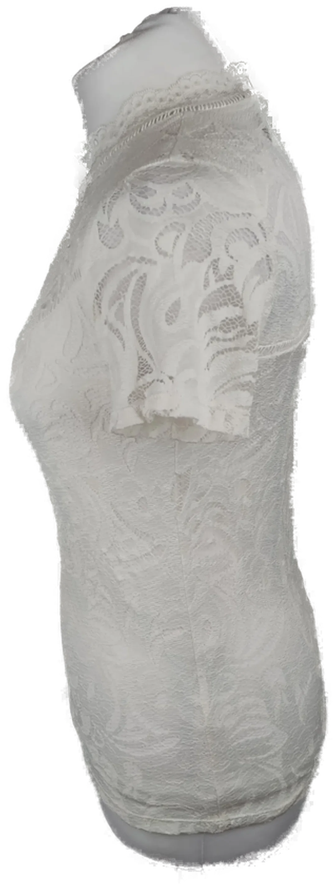 Vila Top für Damen Weiß Größe S/36 | Feiner Vintage-Charme – Bild 2