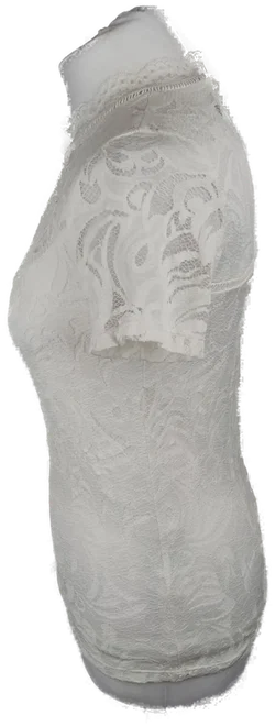 Vila Top für Damen Weiß Größe S/36 | Feiner Vintage-Charme – Vorschau 2