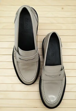 CLOSED Leder-Loafer, beige, Gr. 39 – Vorschau 4