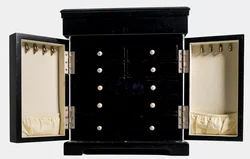 Eleganter Schmuckschrank in Schwarz – Stilvolle Ordnung für Ihre Schätze - Bild 1
