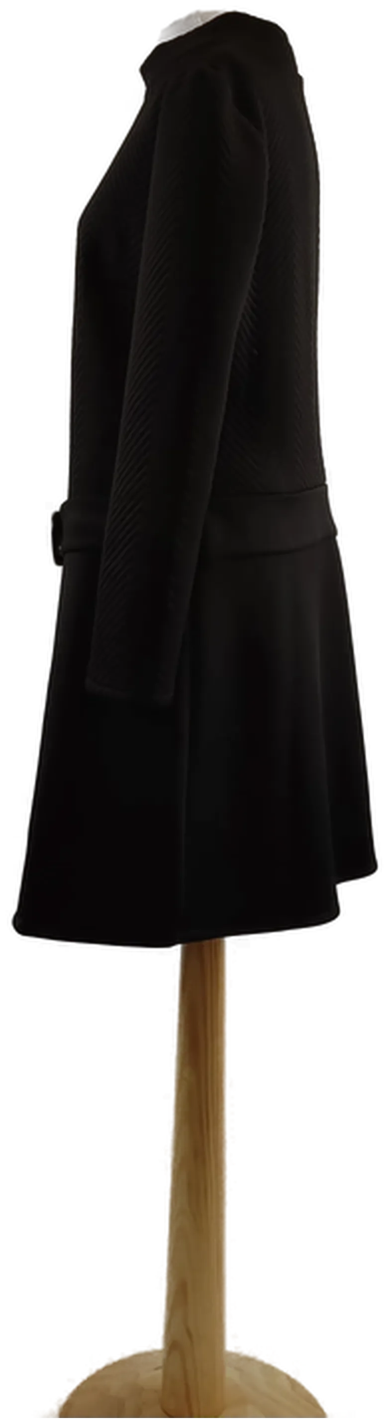 Schwarzes Minikleid in sehr guter Qualität, Größe EUR 38, Herbst – Bild 2