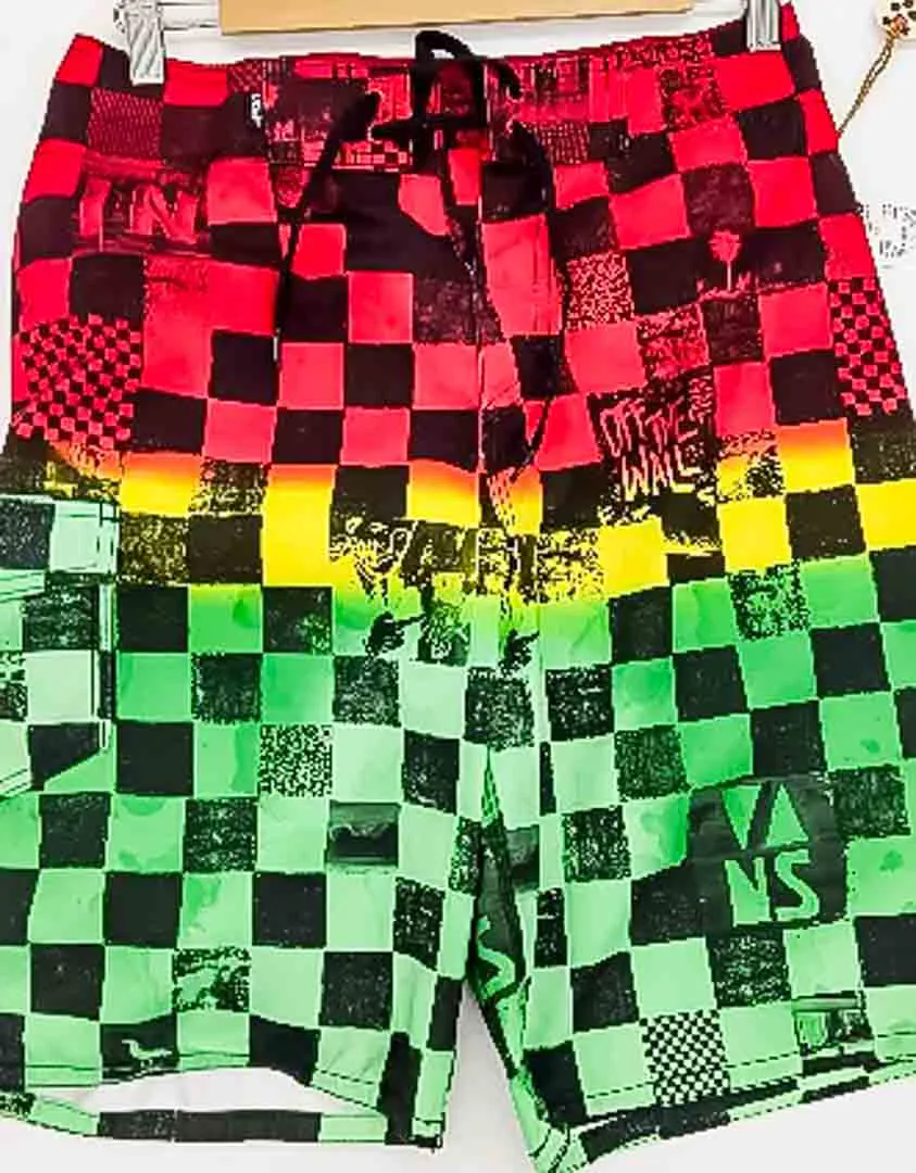 Vans Herren-Badeshorts Gr. 29 im Checkerboard-Look - Bild 1