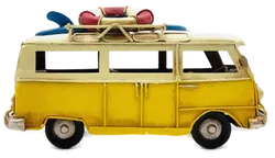 Vintage Volkswagen Camper Van Modell gelb - Bild 3