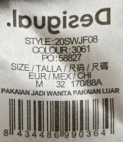 Desigual Damen Pullover rot mit Glasperlen gemustert  Gr. M – Vorschau 5