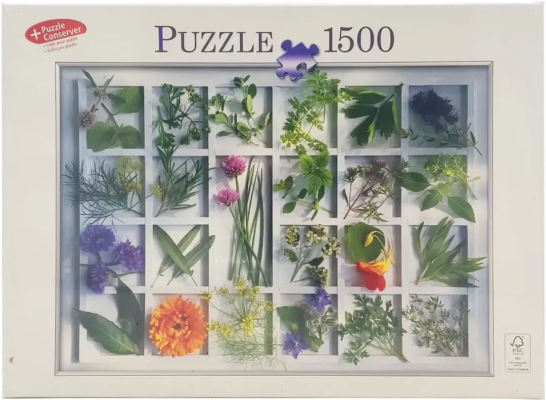 PUZZLE CONSERVER Puzzle mit Küchenkräuter Motiv (1500 Stück) - Bild 4