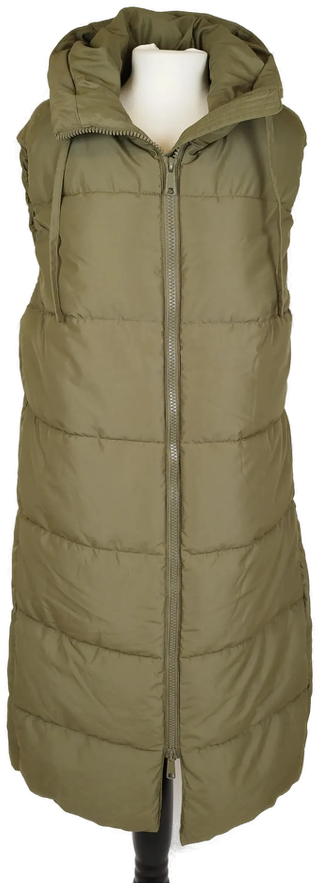 Steppweste H&M Khaki Mit Kapuze S | Ungetragenes Unikat - Bild 4